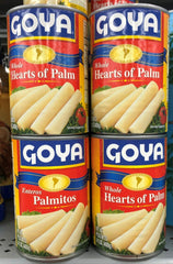 4 CANS Goya Whole Hearts of Palm 14.1 Oz Can Salad Bean Palmitos Enteros