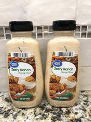 2 New Great Value Zesty Ranch Dipping Sauce 12 oz Bottle Chick-Fil-A Substitute