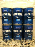 6 CANS Pampa Mackerel in Brine 10 oz Can Tin Fish Herring Salmon Fillets