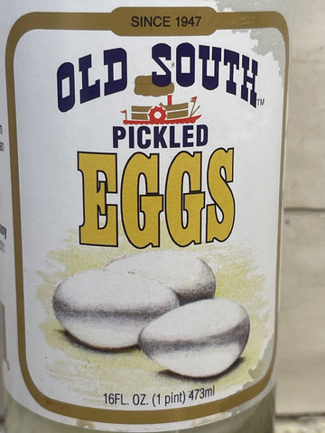 Old South Pickled Eggs 16 oz Jar Snack Low Carb Food Protein