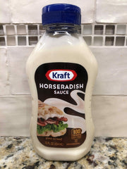 Kraft Horseradish 12 Oz Squeeze Bottle Sauce Roast Great on Beef