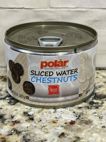 4 Cans of MW Polar Foods Sliced Water Chestnuts 8 oz Salad Stir fry Soup