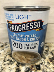 10 CANS Progresso Light Creamy Potato With Bacon and Cheese Soup 18.5 oz Can