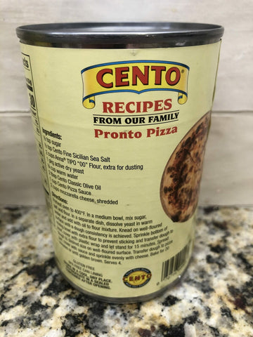 4 CANS Cento Fully Prepared Pizza Sauce 15 oz Can Tomato Maker Pie Pepperoni