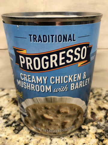 10 CANS Progresso Traditional Creamy Chicken & Mushroom with Barley Soup 18.5...