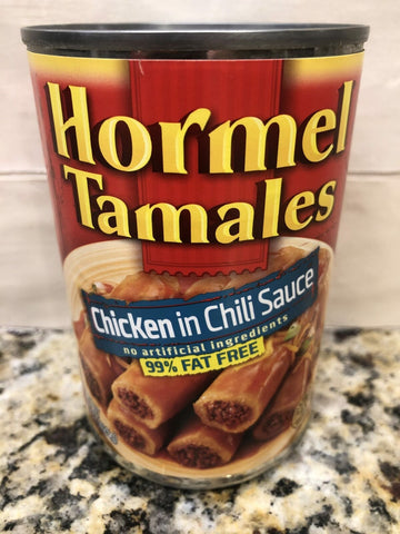 Hormel Chicken in Chili Sauce Tamales 15 Oz Can Corn Meal Peppers