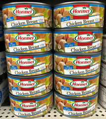 10 CANS Hormel Premium Canned Chunk Chicken Breast in Water 10 oz Salad