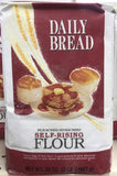 2 BAGS Daily Bread Self-Rising Flour 2 lb Bag Soft Winter Wheat