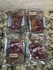 4 Packs Hobes Country Ham Sliced Pork Hocks Meat 12 Oz. Stew Beans Seasoning