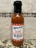 3 BOTTLES D'Vine Foods Beer Bourbon BBQ Sauce 12 oz Pork Chicken