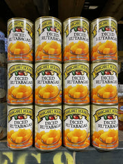 12 CANS Margaret Holmes Southern Style Diced Rutabagas 14.5 oz Can