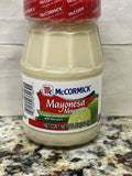 6 JARS McCormick Mayonesa Mayonnaise with Lime Juice 7 oz Mayo sauce