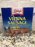 Libby Vienna Sausages 18 Cans Meat Chicken Beef Pork Wieners