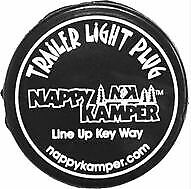 NAPPY KAMPER Trailer Park Tail Lamp Light Plug Camper Travel Trailer Pop Up Camp