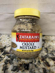 Zatarain's Creole Mustard 5.25 oz New Orleans Coarse Stone-ground