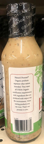 Nature's Promise Organic Tuscan Style Italian Salad Dressing 12 oz Bottle