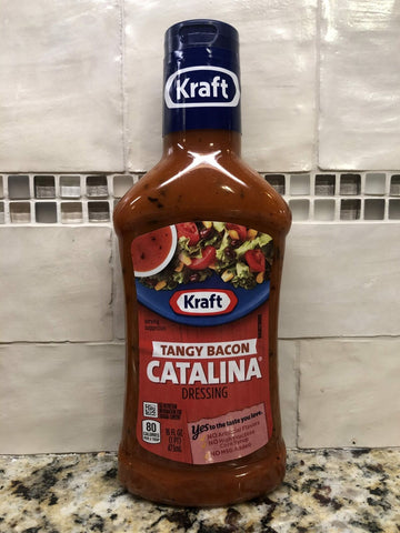 4 BOTTLES Kraft Tangy Bacon Catalina Salad Dressing 16 oz