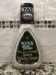 Ken's Steak House Lite Sweet Vidalia Onion Salad Dressing 16 oz Bottle Sauce