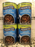 4 CANS Progresso Vegetable Classics Lentil with Roasted Vegetables Soup 19 oz...