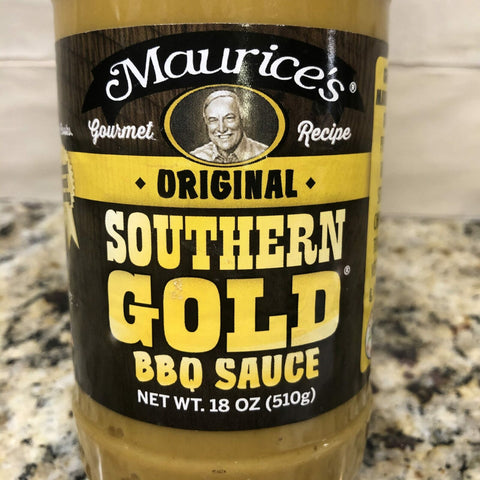 3 BOTTLES Maurice's Original Southern Gold BBQ Sauce 18 oz Ribs Beef Pork