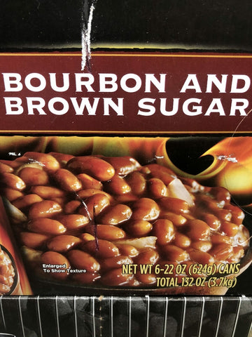 12 CANS Bush's Grillin' Baked Beans Bourbon and Brown Sugar 22 oz Navy FREE SHIP