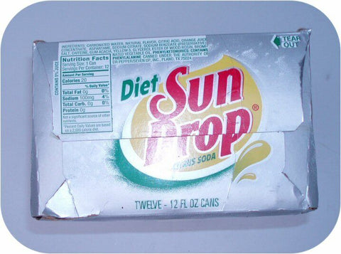 12 pack of DIET SUN DROP Cans cola pop drink SUNDROP Soda