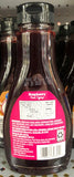 FOUR BOTTLES Great Value Raspberry Fruit Syrup 12 fl oz Pancake Waffle Breakfast