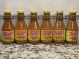 6 BOTTLES Carolina Treet BBQ Sauce Dip Grilling Eastern NC Pork Shoulder Pit