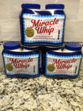 6 Quart Jars Miracle Whip Original Dressing 30 oz Mayonnaise Mayo FREE SHIP