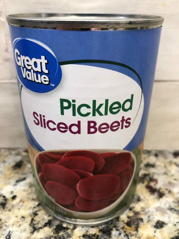 6 CANS Great Value Pickled Sliced Beets 15 oz Can Vegetable Salad