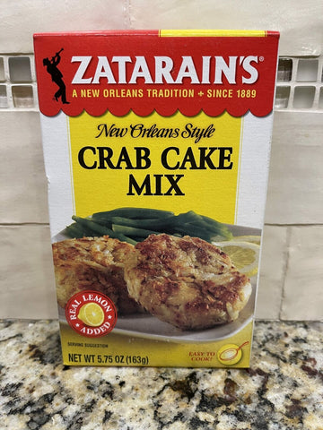 Zatarain's New Orleans Style Crab Cake Mix 5.75 oz Sandwich Fish Fry