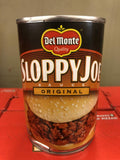 4 CANS Del Monte Original Sloppy Joe Sauce 14.5 oz Hamburger Manwich