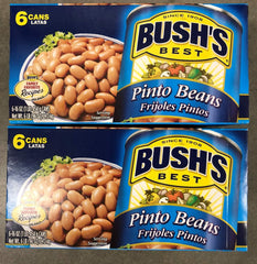 12 CANS Bush's Pinto Beans 15 oz Can Frijoles Pintos FREE SHIP