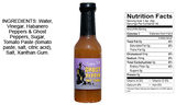 3 BOTTLES D'Vine Foods Scary Hot Ghost Pepper Hot Sauce 5 oz Habanero