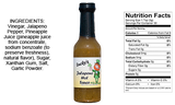 3 BOTTLES D'Vine Foods Lucky's Jalapeno Pepper Hot Sauce 5 oz Pork Taco