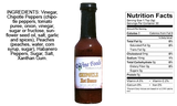 3 BOTTLES D'Vine Foods Chipotle Hot Sauce 5 oz Pork BBQ Pepper Taco