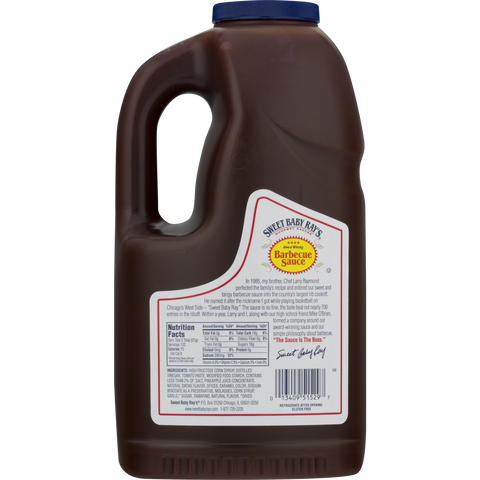 Sweet Baby Ray's Barbecue Sauce 1 GALLON Bottle BBQ Pork Chicken Rib