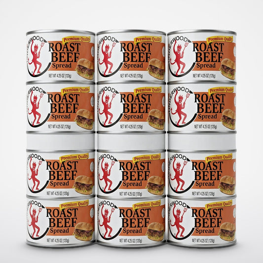 12 Cans Underwood Roast Beef Spread 4.25 oz. Can