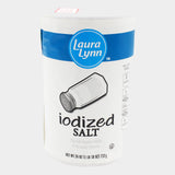 2 Containers Laura Lynn Iodized Salt, 26 oz