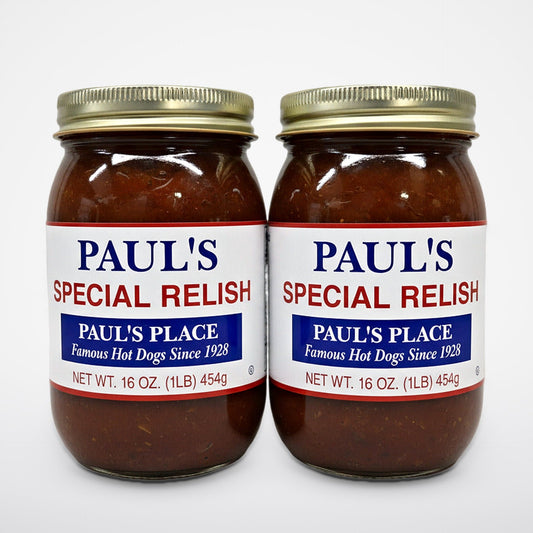 2 Jars of Paul's Place Special Relish, 16 oz