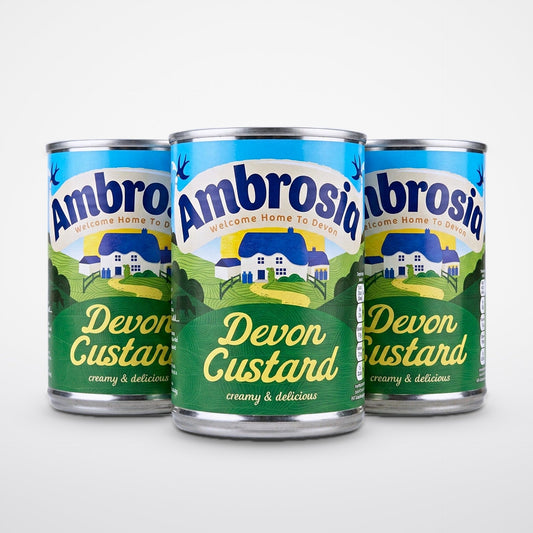 3 Cans Ambrosia Devon Custard 14.1 oz