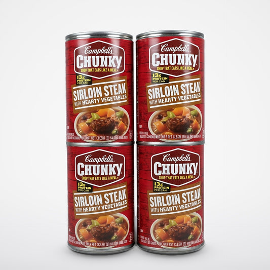 Campbell's Chunky Grilled Sirloin Steak & Hearty Vegetables Soup, 18.8 oz