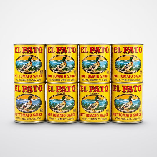 8 Cans of El Pato Hot Tomato Sauce, 7.75 oz