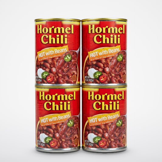 Hormel Chili Hot with Beans, 15 oz Cans
