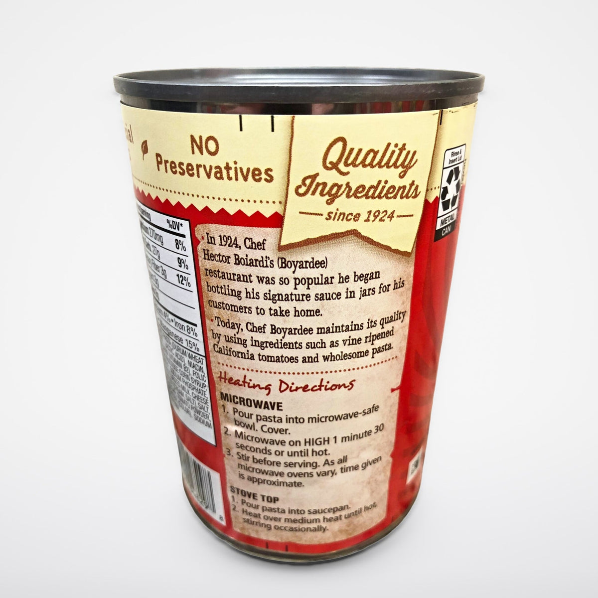 6 Cans of Chef Boyardee Cheesy Burger Macaroni, 15 oz
