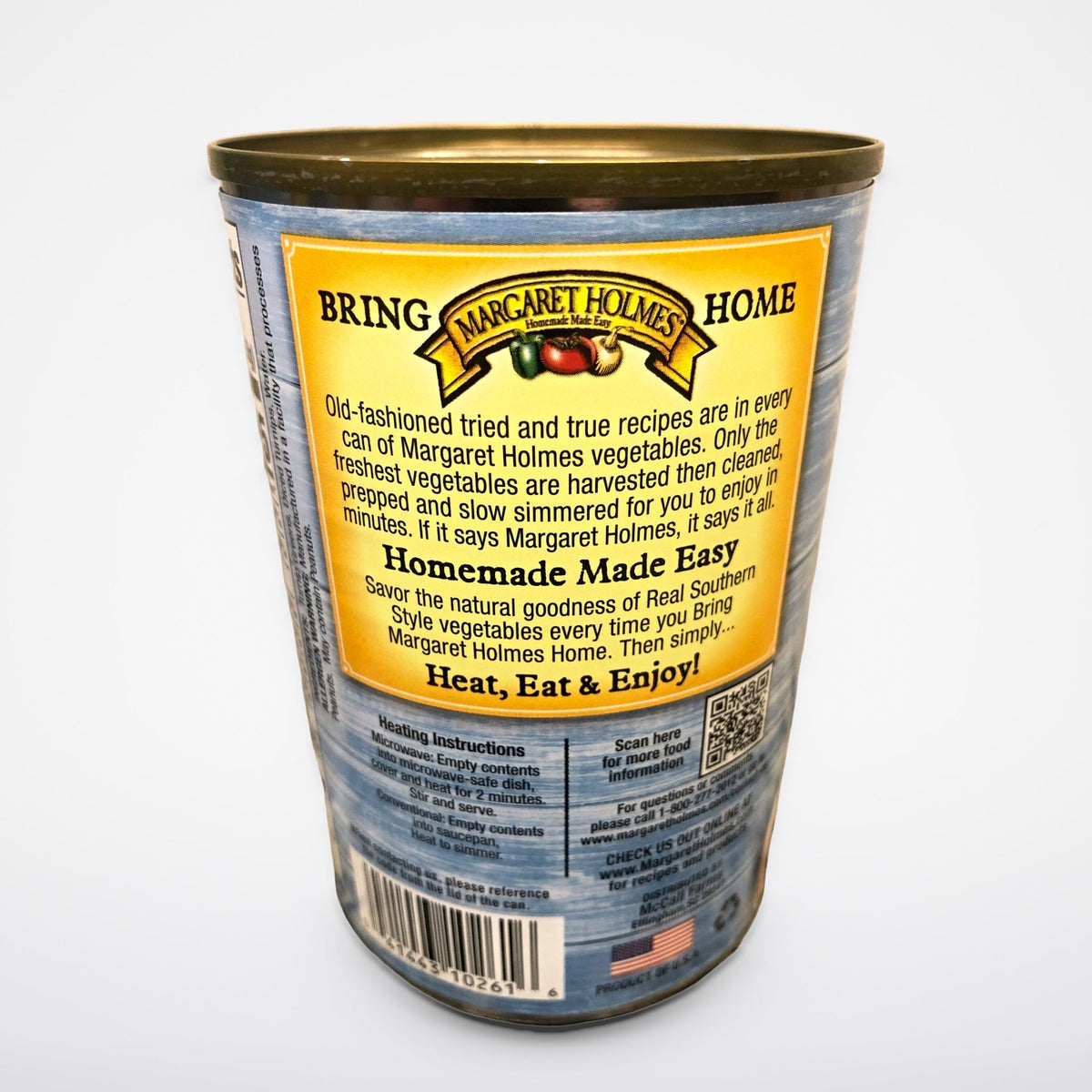 6 Cans of Margaret Holmes Southern Style Turnip Greens & Roots, 15 oz