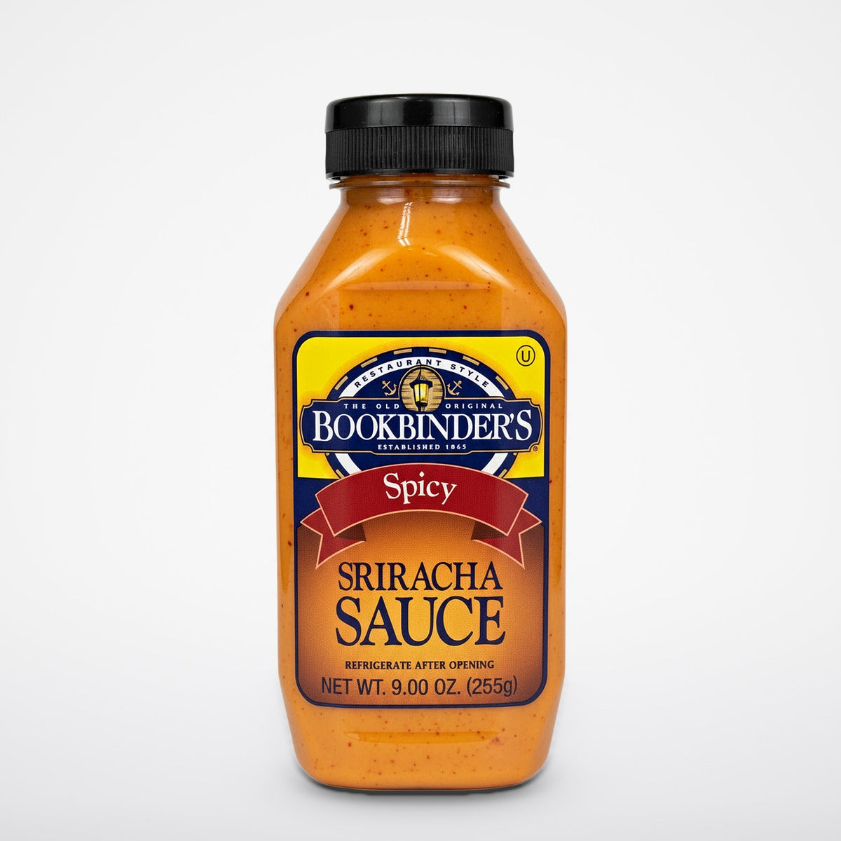 4 Bottles of Bookbinder's Spicy Sriracha Sauce, 9 oz