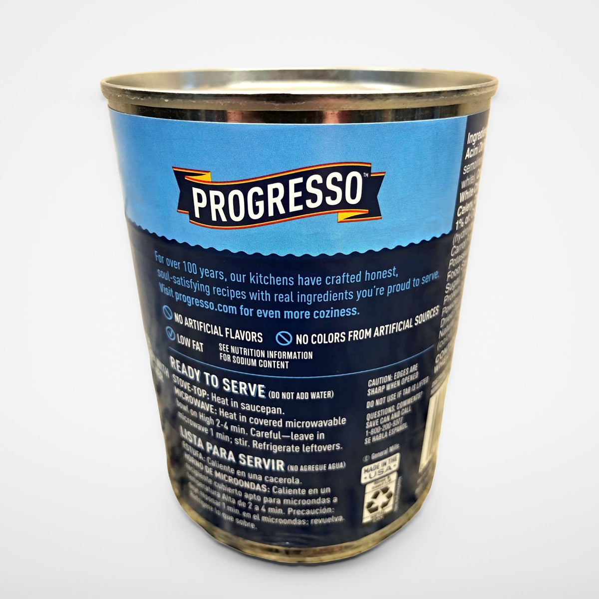 Progresso Homestyle Chicken with Vegetables & Pearl Pasta Soup, 19 oz Cans