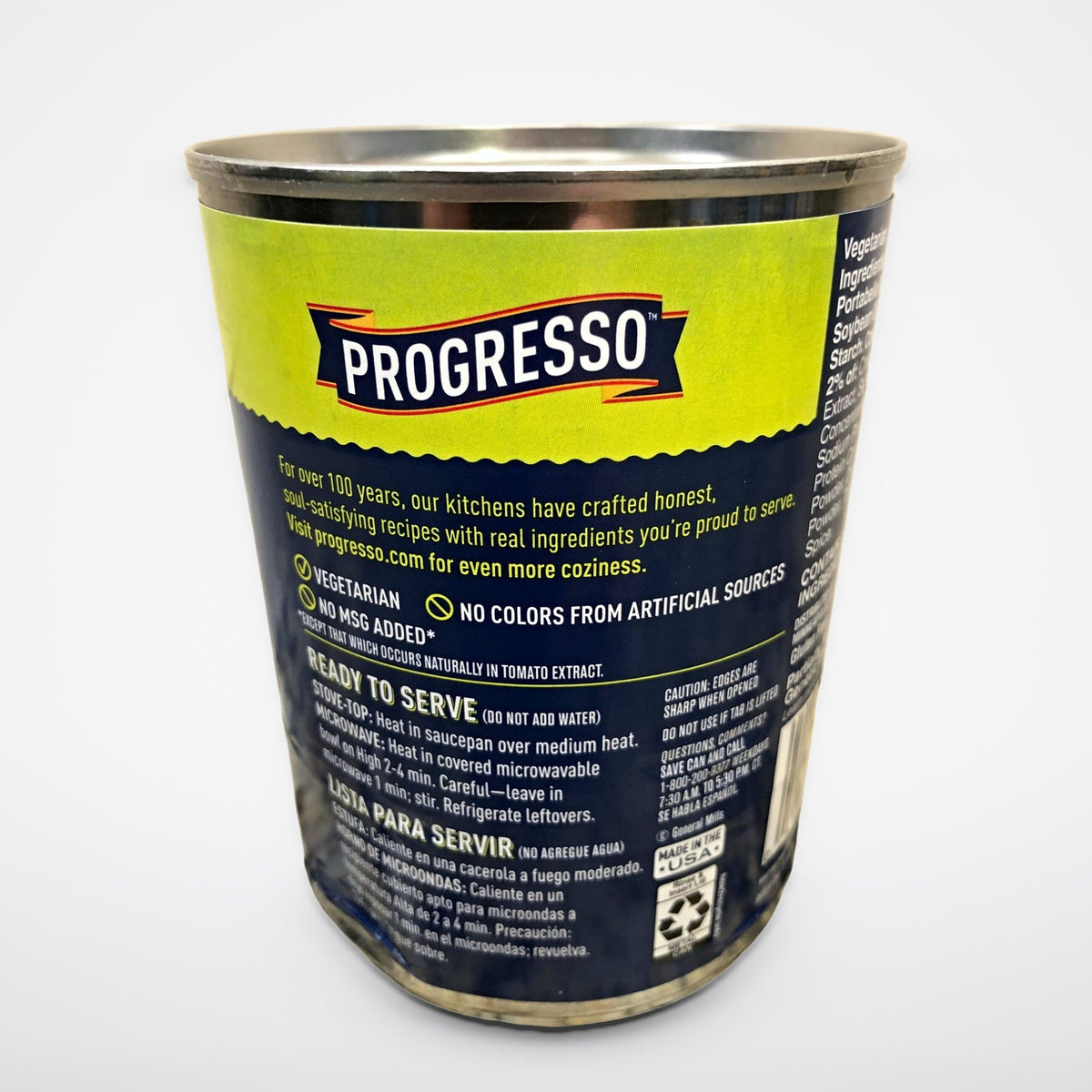 Progresso Vegetable Classics Creamy Mushroom Soup, 18 oz Cans