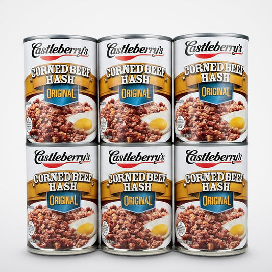 6 Cans of Castleberry's Original Corned Beef Hash, 15 oz